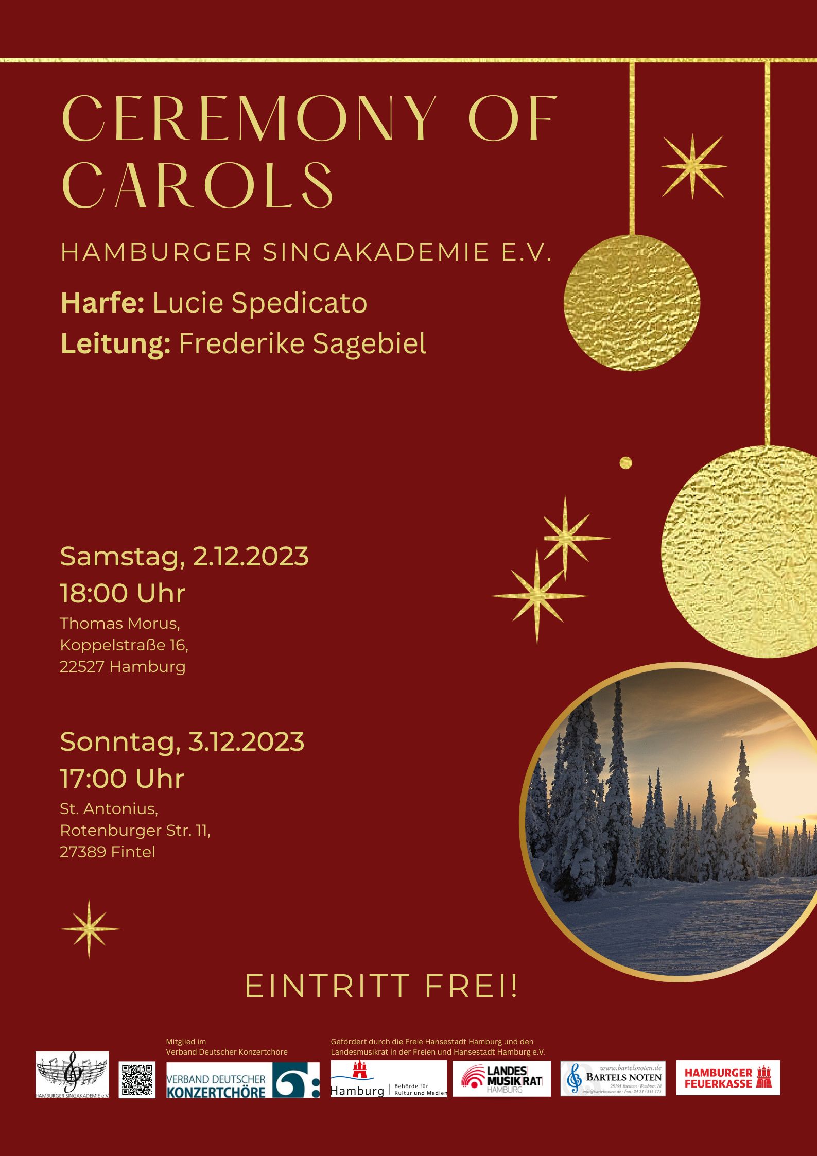 Vorweihnachtliches Konzert in der Kirche St. Antonius in Fintel